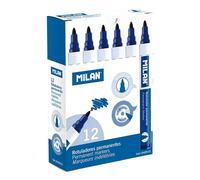 Milan Marqueur Permanent 4 Mm 12 Unités