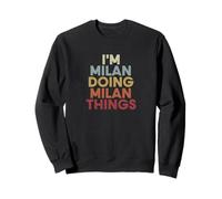 Milan Name Milan Personalized Name First Given Sweatshirt