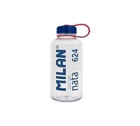 Milan nata 624 - Bouteille d'eau - Taille 9.5 cm diameter - hauteur 21.5 cm - 1 L - clair