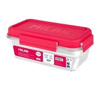 Milan nata 624 - Conteneur pour aliments - 1.2 L - rectangulaire - clair Clair