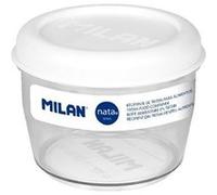 Milan nata 624 - Conteneur pour aliments - 500 ml - rond - blanc Blanc G