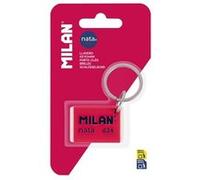 Milan nata 624 - Porte-clés - taille : 4 x 2.7 x 1 cm - eraser - rose, blanc Blanc, Rose