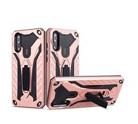 MILAN NICE Coque Huawei Honor 8X en TPU Polyuréthane Antichoc Anti-Rayure avec Pied Support Intégré d’Épaisseur Moyenne (Or Rose)