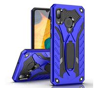MILAN NICE Coque Huawei Y7P 2020 en TPU Polyuréthane Antichoc Anti-Rayure avec Pied Support Intégré d’Épaisseur Moyenne (Bleu)