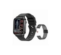 (Milan noir) Montre intelligente Glycémie Sangao Laser Traitement de santé Température Précise Oxygène