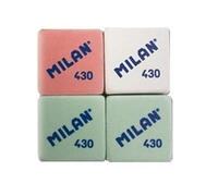 Milan Pack 4 Pack de 430 Gommes Vert,Blanc,Rose Vert,Blanc,Rose One Size