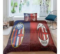 Milan Parure De Lit, Housse De Couette D Imprim¿¿E Fermeture ¿¿Clair Cach¿¿E Housses De Couette Avec Taies D'oreillers Enfants Filles Couette Sets