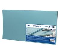 MILAN Plaque de Gravure Carving Block for Artists, bleue, grande 28 x 15 x 0,6 cm