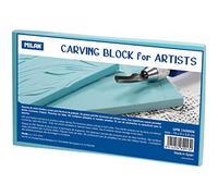 MILAN Plaque de gravure Carving Block for Artists, bleue, moyenne 15 x 9 x 0,6 cm