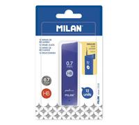 Milan Plaquette 1 Tube 12 Mines De Recharge Hb 0.7 Mm