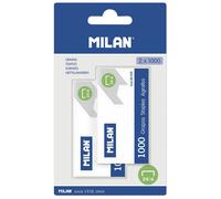 Milan Plaquette Blister 2 Boîtes Avec 1000 Agrafes 24/6