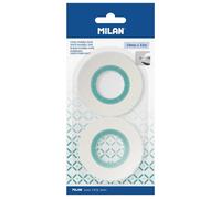 Milan Plaquette De 2 Rubans Adhésifs Mat Invisibles 19x33 M