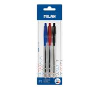 Milan Plaquette De 3 Stylos P1 Avec Corps Transparent