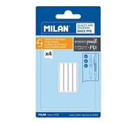 Milan Plaquette De 4 Gommes De Rechange Pour Porte-mines Capsule Slim Et Pl1