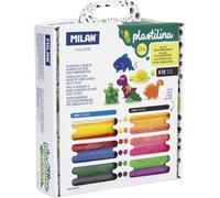 MILAN Plasticine avec accessoires "WILD LIFE", 12 couleurs