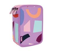MILAN® Plumier 3 étages avec contenu série spéciale Fun Animaux violet