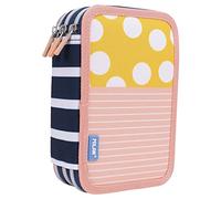 MILAN® Plumier 3 étages avec contenu série spéciale Swims 2, rose et jaune
