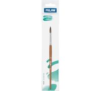 Milan Polybagr Pinceau rond d'écolier série 101 n° 10 Marron One Size