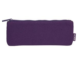 MILAN Portatodo Pequeño Plano Knit Deep Purple Trousses, 23 cm, Violet (Morado)