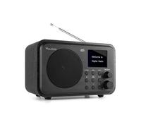 Audizio Radio Milan DAB+/FM Bluetooth Écran 2,4" Batterie 2000 mAh Jack 3,5 mm Noir