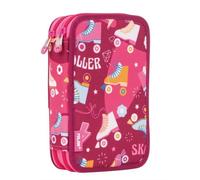 MILAN ROLLER Trousse à crayons à 2 niveaux, rose