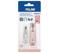 MILAN Ruban correcteur rose 5 mm x 6 m avec 1 recharge