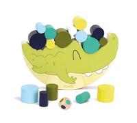 MILAN -S8428911 Jouet éducatif en Bois, Cylindres applicables 'Coco Balance', Multicolore (FACTIS, S.A. 660510)