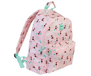 Milan Sac à dos d'école, capacité 21l Sac à dos Casual Type Hula, 41 cm, Rose