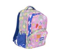 MILAN Sac à dos scolaire série spéciale Green & Grow 4 fermetures éclair 25 L Vert