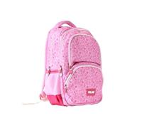 Milan® Sac à Dos Scolaire 4 Fermetures éclair (25 L) Série spéciale Pink Flowers
