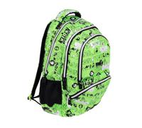 Milan 4 Zipped School Backpack Tandem 2 Special Series 25l Vert Enfants