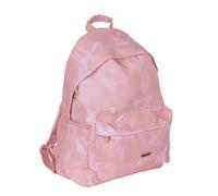 MILAN Sac à dos scolaire classique 2 fermetures éclair (22 L) collection Lava, rose