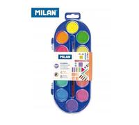 Milan Set de 12 aquarelles fluo et métalliques Ø Avec pinceau 30 Mm Multicolore Multicolore One Size