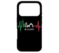 Milan Skyline Italie Battement de Cœur Fan J'aime Milano Coque pour iPhone 17 Pro