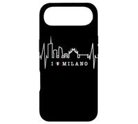 Milan Skyline Italie Battement de Cœur Fan J'aime Milano Coque pour iPhone Air