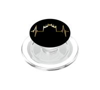 Milan Skyline Italie Battement de Cœur Fan J'aime Milano PopSockets PopGrip pour MagSafe