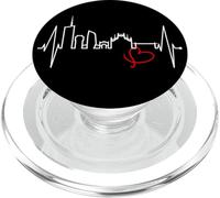 Milan Skyline Italie Battement de Cœur Fan J'aime Milano PopSockets PopGrip pour MagSafe