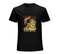 MILAN SPRING Men's T-Shirt Shirt Man Myth Cloth Saint Warrior Seiya Virgo Phoenix 2 Kiarenzafd Black XXL
