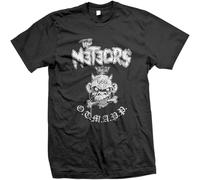 MILAN SPRING Poj The Meteors-Otmapp Mad Sin,Demented are Go,Klingonz,Psychobilly,Rockabilly,Horro Cotton T Shirt Black L