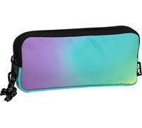MILAN SUNSET Trousse à crayons à 3 compartiments - un géant vert pour contenir tous vos accessoires ! Parfaite pour l'école et au-delà !