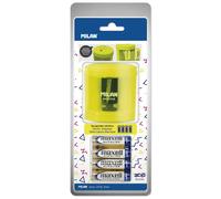 Milan Taille-crayon électrique Power Sharp Avec Piles Incluses (emballage Blister)
