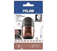 MILAN - Taille-crayons+gomme Capsule Copper noir