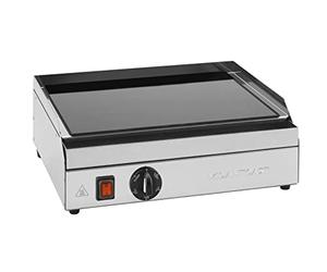 Milan-Toast Fry Top Plaque de cuisson électrique lisse 1,1 W en acier inoxydable