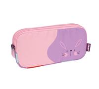 MILAN® Trousse 3 fermetures éclair série spéciale Fun Animals violet