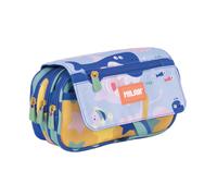 MILAN® Trousse à 4 fermetures éclair avec rabat série spéciale Blue Odyssey