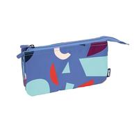 MILAN® Trousse 5 Compartiments série spéciale Fun Animaux Bleu