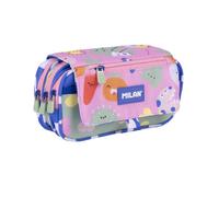 Milan Trousse à Crayons Série Spéciale Avec 4 Fermetures éclair Et Rabat