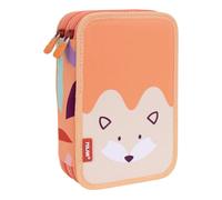 Milan Filled Double Decker Fun Animals Special Series Pencil Case Orange Homme