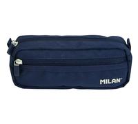 MILAN Trousse rectangulaire 2 Fermetures éclair Série 1918 Bleu Marine 081148SNCB