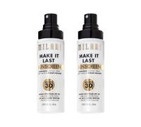 Milani Lot de 2 vaporisateurs de finition de maquillage longue durée - Spray de réglage de la crème solaire avec SPF30 et avantages hydratants